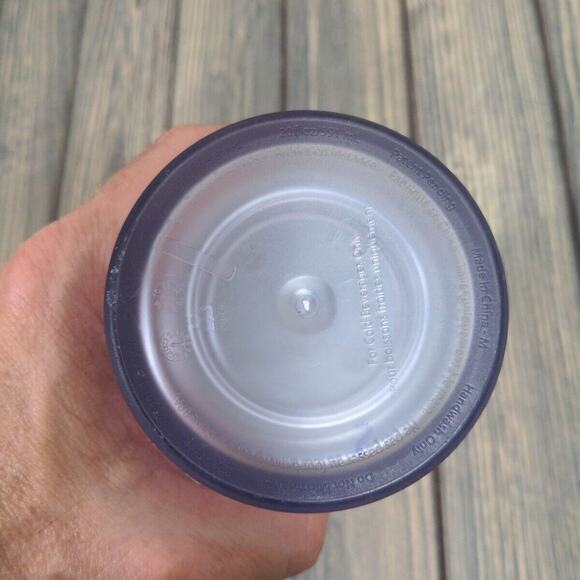 Starbucks 24 oz Tumblers Cold Cup Black Matte Stainless Steel Plastic Lot of 2 - Picture 7 of 13